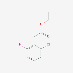 Chemical structure of Ethyl 2-Chloro-6-fluorophenylacetate