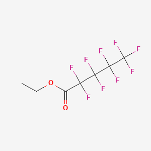 Chemical structure of Ethyl Nonafluorovalerate