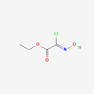 Chemical structure of Ethyl 2-Chloro-2-(hydroxyimino)acetate