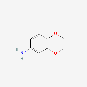 Chemical structure of 3,4-Ethylenedioxyaniline