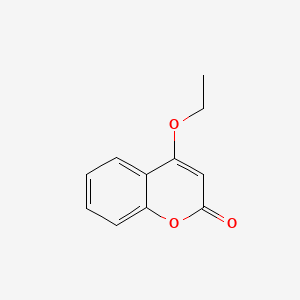 Chemical structure of 4-Ethoxycoumarin