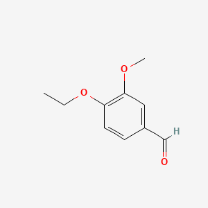 Chemical structure of 4-Ethoxy-3-methoxybenzaldehyde