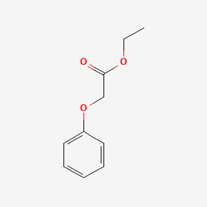 Chemical structure of Ethyl Phenoxyacetate