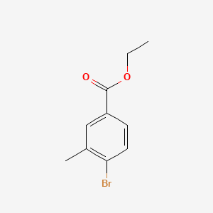 Chemical structure of Ethyl 4-Bromo-3-methylbenzoate
