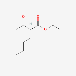 Chemical structure of Ethyl 2-acetylhexanoate