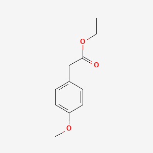 Chemical structure of Ethyl 4-Methoxyphenylacetate