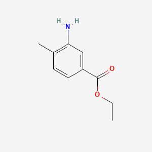 Chemical structure of Ethyl 3-Amino-4-methylbenzoate