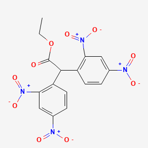 Chemical structure of Ethyl Bis(2,4-dinitrophenyl)acetate