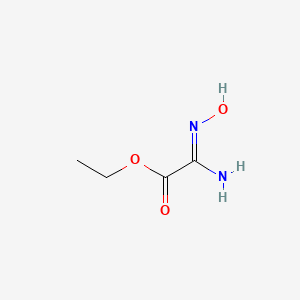 Chemical structure of Ethyl 2-oximinooxamate