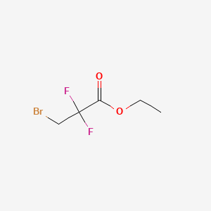 Chemical structure of Ethyl 3-bromo-2,2-difluoropropionate