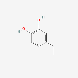 Chemical structure of 4-Ethylcatechol