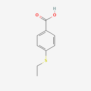 Chemical structure of 4-(Ethylthio)benzoic acid