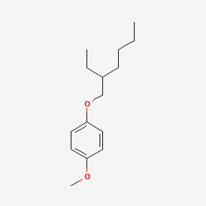 Chemical structure of 1-[(2-Ethylhexyl)oxy]-4-methoxybenzene