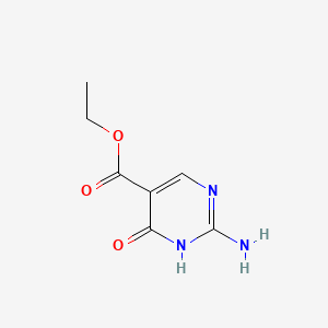Chemical structure of Ethyl 2-Amino-4-hydroxypyrimidine-5-carboxylate