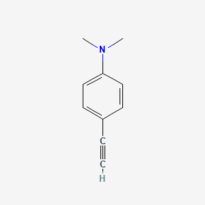 Chemical structure of 4-Ethynyl-N,N-dimethylaniline