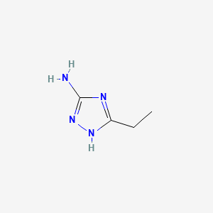 Chemical structure of 3-Ethyl-1H-1,2,4-triazol-5-amine