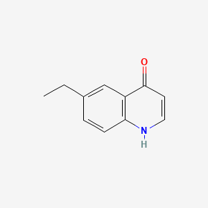 Chemical structure of 6-Ethyl-4-hydroxyquinoline