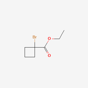 Chemical structure of Ethyl 1-bromocyclobutanecarboxylate