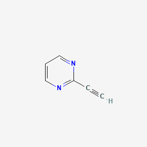 Chemical structure of 2-Ethynylpyrimidine