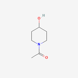 Chemical structure of 1-acetyl-4-piperidinol