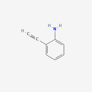 Chemical structure of 2-ethynylaniline