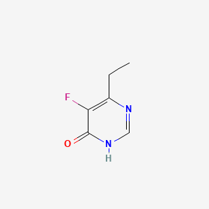 Chemical structure of 4-Ethyl-5-fluoro-6-hydroxypyrimidine