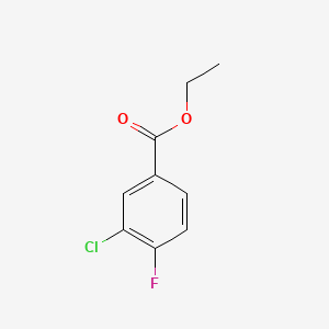 Chemical structure of 3-Chloro-4-fluorobenzoic acid ethyl ester