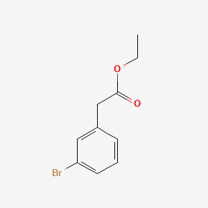 Chemical structure of ethyl 2-(3-bromophenyl)acetate