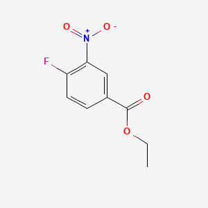 Chemical structure of Ethyl 4-fluoro-3-nitrobenzoate
