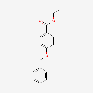 Chemical structure of Ethyl 4-(benzyloxy)benzoate