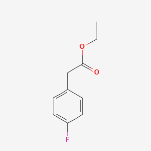 Chemical structure of Ethyl 2-(4-fluorophenyl)acetate