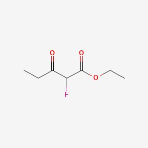 Chemical structure of Ethyl 2-fluoro-3-oxopentanoate