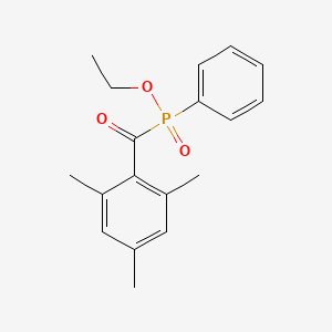 Chemical structure of Ethyl trimethylbenzoyl phenylphosphinate