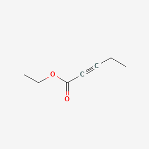 Chemical structure of Ethyl 2-pentynoate