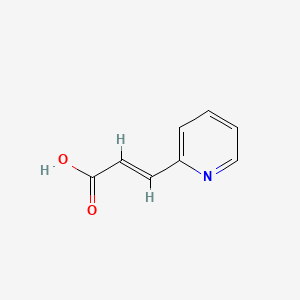 Chemical structure of 2-Pyridylacrylic acid
