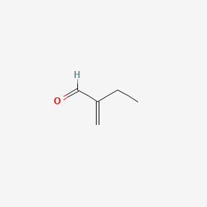 Chemical structure of 2-Ethylacrolein