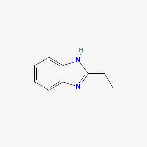 Chemical structure of 2-Ethyl-1H-benzo[d]imidazole