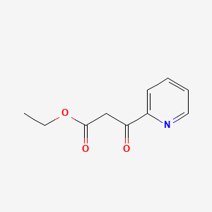 Chemical structure of Ethyl 3-oxo-3-(pyridin-2-yl)propanoate