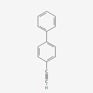Chemical structure of 4-Ethynyl-1,1'-biphenyl