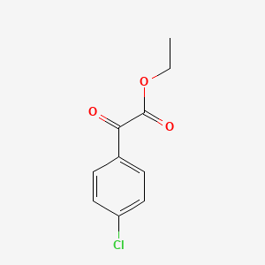 Chemical structure of Ethyl 2-(4-chlorophenyl)-2-oxoacetate
