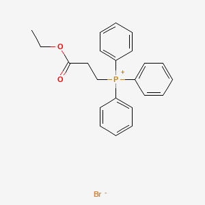 Chemical structure of (3-Ethoxy-3-oxopropyl)triphenylphosphonium bromide