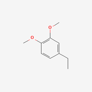 Chemical structure of 4-Ethyl-1,2-dimethoxybenzene