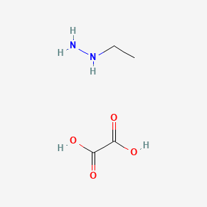 Chemical structure of Ethylhydrazine oxalate