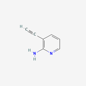 Chemical structure of 3-Ethynylpyridin-2-amine
