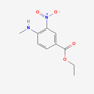 Chemical structure of Ethyl-4-methylamino-3-nitrobenzoate
