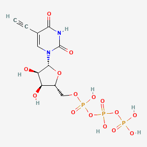 Chemical structure of 5-Ethynyl-dUTP (5-EdUTP) (aqueous solution)