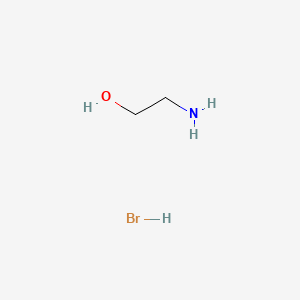 Chemical structure of Ethanolammonium Bromide