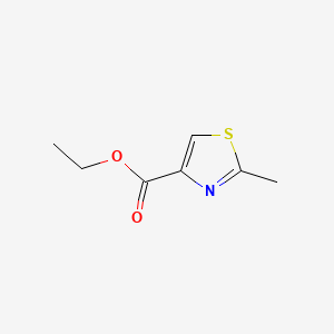 Chemical structure of Ethyl 2-methylthiazole-4-carboxylate