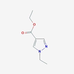 Chemical structure of Ethyl 1-Ethylpyrazole-4-carboxylate