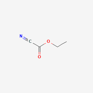 Chemical structure of Ethyl cyanoformate